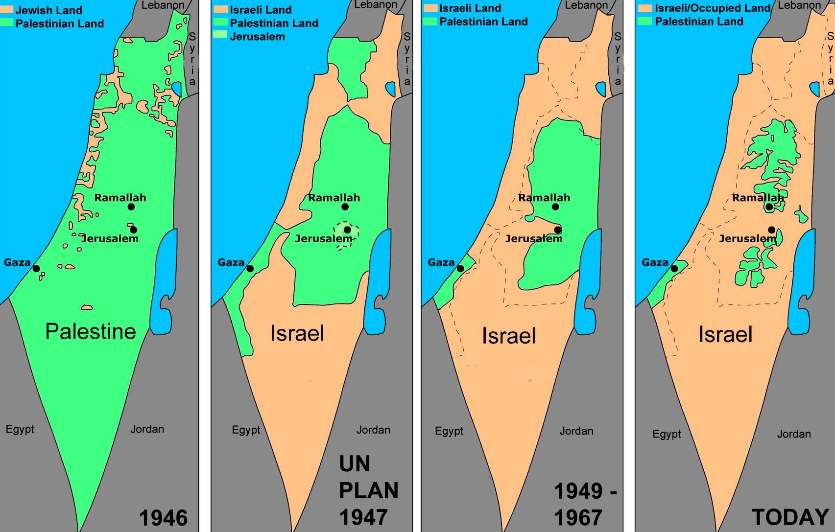 巴勒斯坦75年还未建国 谁在阻挠？